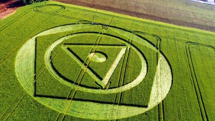 AFINAL.. O QUE SÃO OS CÍRCULOS MISTERIOSOS ENCONTRADOS EM PLANTAÇÕES_