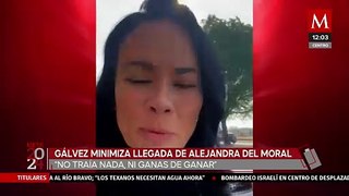 Xóchitl Gálvez minimiza llegada de Alejandra Del Moral a Morena: 