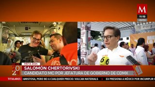 Salomón Chertorivski cerrará campaña con recorrido por todas las líneas del Metro