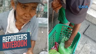 Lolo, hinoldap at tinangay ang P800 na kita sa paglalako! | Reporter’s Notebook