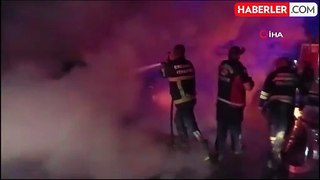 Erzincan'da 1 kişi yanan araçta can verdi
