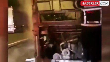 Ankara-Bolu kara yolunda otobüs yangını: Yolcular tahliye edildi