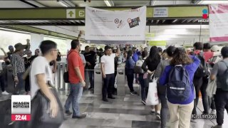 Maestros de la CNTE volvieron a protestar en estaciones del Metro CDMX