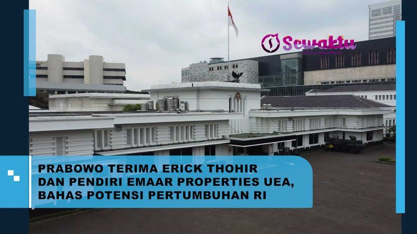 Momen Prabowo Subianto Terima Erick Thohir dan Pendiri Emaar Properties UEA Bahas Pertumbukan Ekonomi Indonesia