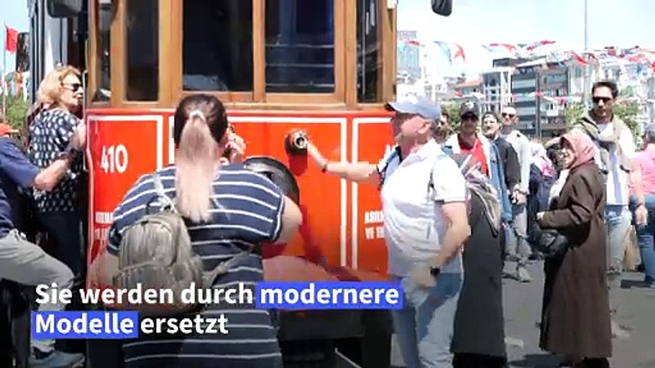 Istanbuls Straßenbahnen: Nostalgie und neueste Technik