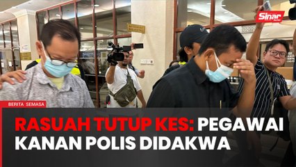 Dua pegawai polis didakwa kes rasuah RM1.25 juta untuk tutup