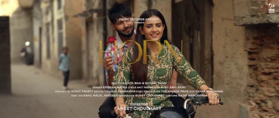 Horn (Official Video) - Sinta Bhai - Shivani Yadav - Krishan Madha - New Haryanvi Song 2024