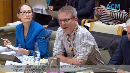 Jim Betts shirtfronted by Bridget McKenzie