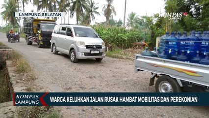 Hambat Mobilitas dan Perekonomian, Jalan Rusak Dikeluhkan Warga!