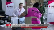 Inicia INE entrega de paquetes electorales para este 02 de junio   _ NRT noticias