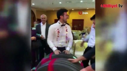 Damada tanesi 16 bin liralık lastik hediye edildi