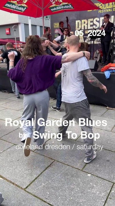 Chrissi & Jens . Charleston Impro ★ Royal Garden Blues ❤  Swing to Bop - live Dixieland Dresden 2024