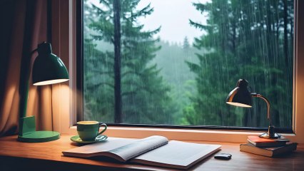 Focus Deeply On Your Work - Music with Rain Sound ｜ ♫  Best Piano Playlist 2024 ｜ Working & Studying