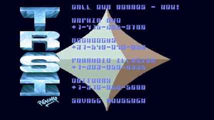 Amiga Cracktro - Theatre of Death by TRSI