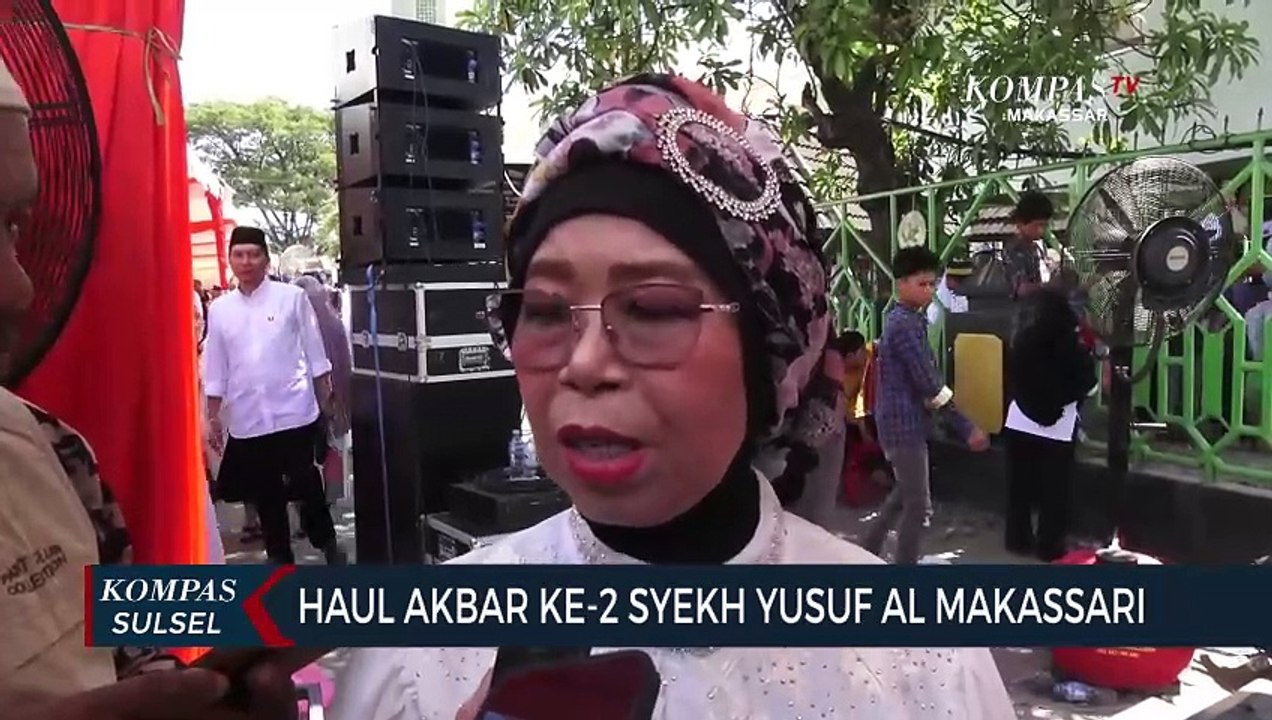 Ribuan masyarakat di Sulawesi Selatan menghadiri haul Akbar syekh yusuf al makassari