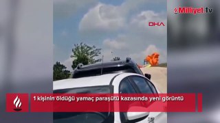 Havada korkunç ölüm! Yeni görüntüler ortaya çıktı