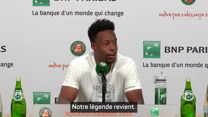 Roland-Garros - Monfils sur Nadal : "C'est important de regarder le King de la terre battue"