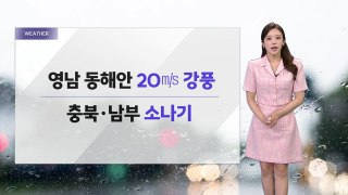 [날씨] 내일 기온 더 올라...충북·남부 소나기 / YTN