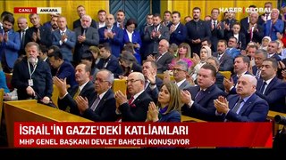 MHP lideri Devlet Bahçeli: 'Caniyahu' başta olmak üzere İsrail yönetimini tüm öfkemle lanetliyorum