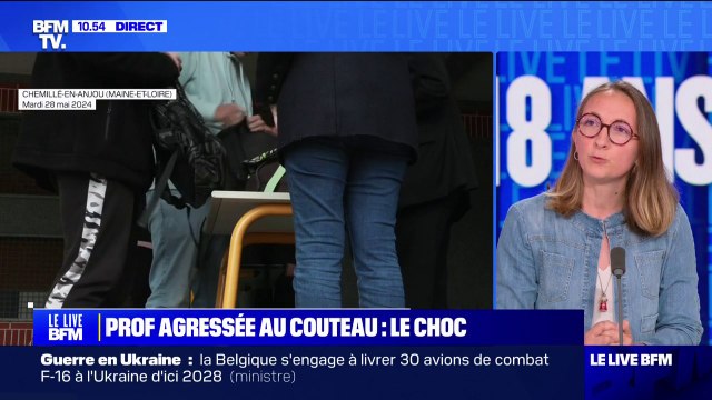 Marie-Laure Tirelle (déléguée laïcité du syndicat Unsa Éducation) sur la professeure agressée au couteau: On se rend compte que ça peut arriver presque n'importe où, et à n'importe qui
