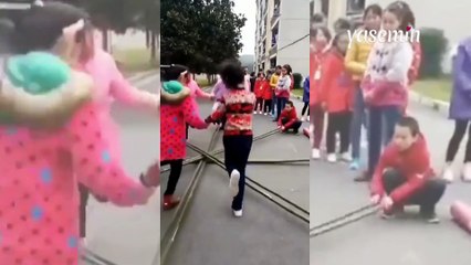 Geliştirilmiş ip atlama oyunu sosyal medyada gündem oldu!