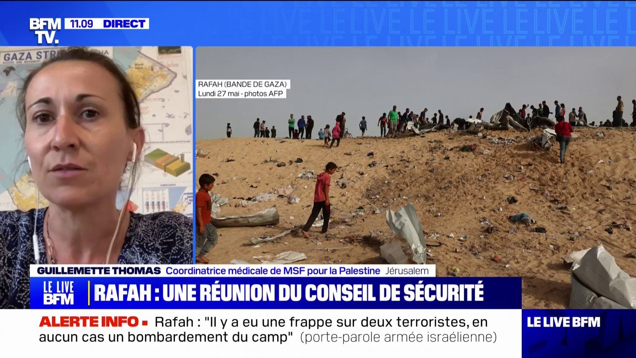 Guillemette Thomas (coordinatrice médicale Médecins sans frontières pour la Palestine): "On constate des bombardements indiscriminés sur la population civile, sur les humanitaires"