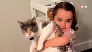 Une fillette de 3 ans fait une promesse à un chat de refuge : 16,2M d'internautes admirent la magie qui opère (vidéo)