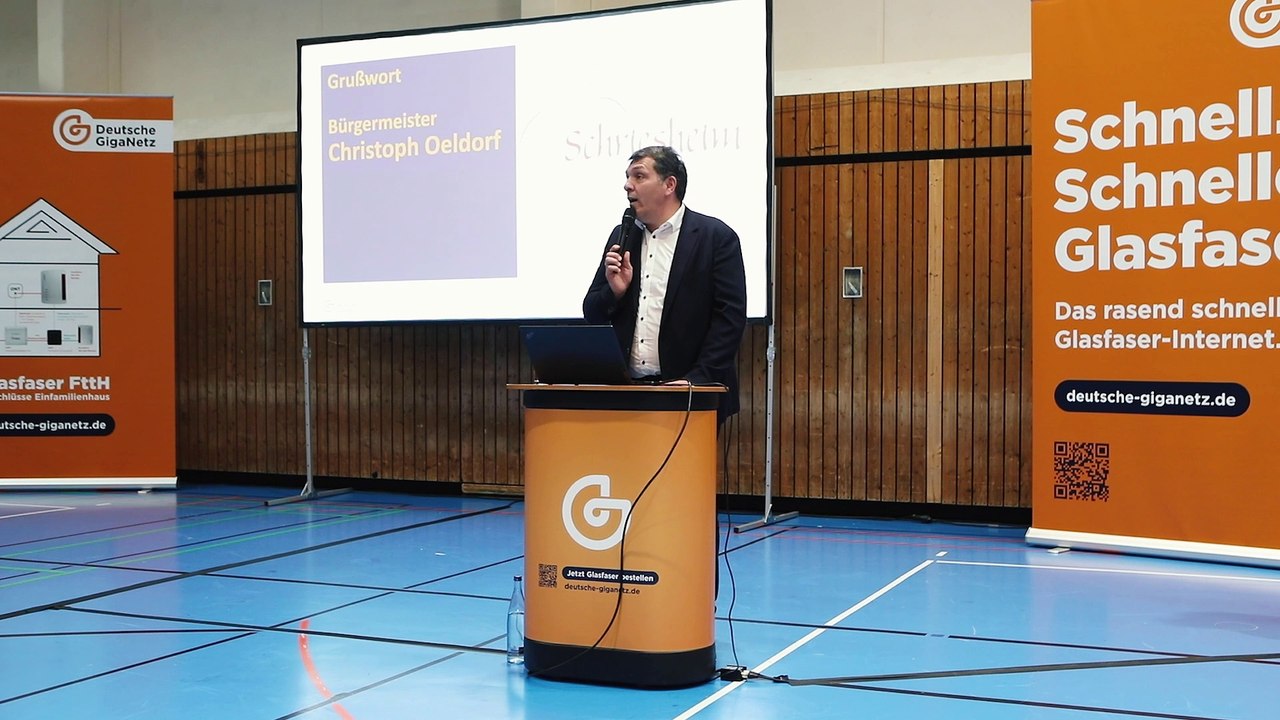 Glasfaserauftakt Schriesheim