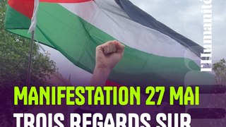 Manifestation en soutien à la Palestine du 27 mai : la stupeur après l’attaque du camps de réfugiés à Rafah