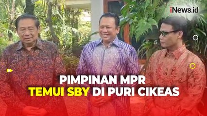 Pimpinan MPR Temui SBY di Puri Cikeas, Bahas Apa?
