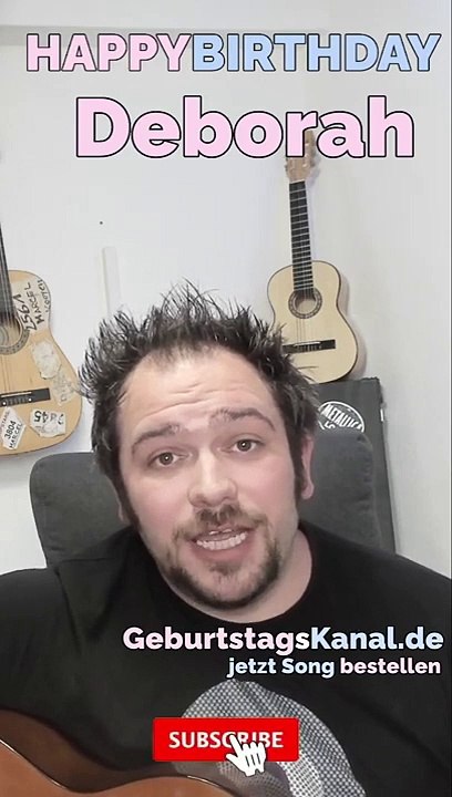 Happy Birthday, Deborah! Geburtstagsgrüße an Deborah