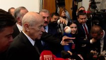 Bahçeli, grup toplantısı sonrasında gazetecilerin sorularını yanıtladı