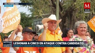 Cinco heridos en atentado contra candidato de Movimiento Ciudadano en Tamaulipas