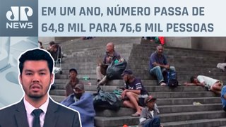 Levantamento aponta crescimento da população de rua em SP