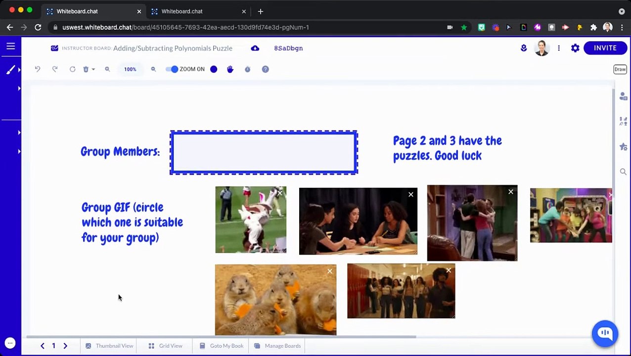 Group Board Examples | Free Interactive Online Whiteboard