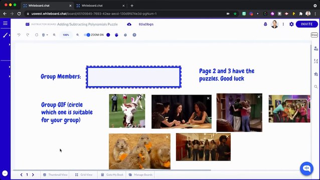Group Board Examples | Free Interactive Online Whiteboard