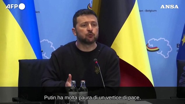 Zelensky: Putin vuol far fallire la conferenza in Svizzera