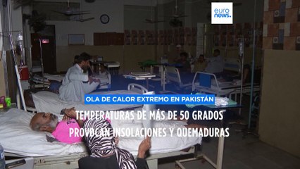 Más de 50 grados en Pakistán durante una ola de calor extremo