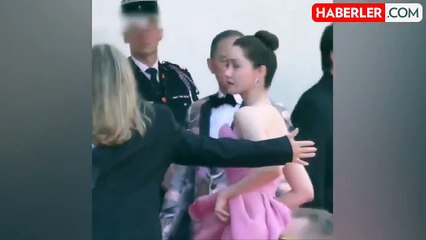 Cannes Film Festivali'nde ünlülerle tartışma yaşayan kadın güvenlik görevlisi, Koreli oyuncu Yoona'nın fotoğraf çekmesini engelledi