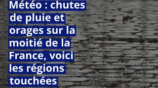 Météo : chutes de pluie et orages sur la moitié de la France, voici les régions touchées