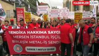 Gebze Mersen fabrikası işçileri grevlerine devam ediyor