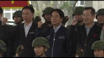 Presidente Taiwan alla base aerea dopo le esercitazioni militari Cina