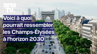 Plus d'arbres, moins de voitures... Voici à quoi pourraient ressembler les Champs-Élysées d'ici 2030
