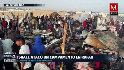 45 personas mueren en ataque a campo de refugiados en Rafah