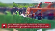 Yıkım ve gerginlik görüntüleri sonrası Edirne Valiliği'nden 'tiny house' açıklaması!