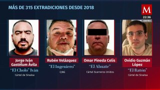 Listado de criminales extraditados a Estados Unidos