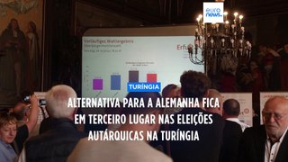 Alternativa para a Alemanha fica em terceiro lugar nas eleições autárquicas na Turíngia