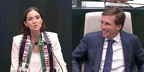 Martínez-Almeida se ríe en la cara de Reyes Maroto (PSOE): "Es usted la mejor oposición para seguir de alcalde"