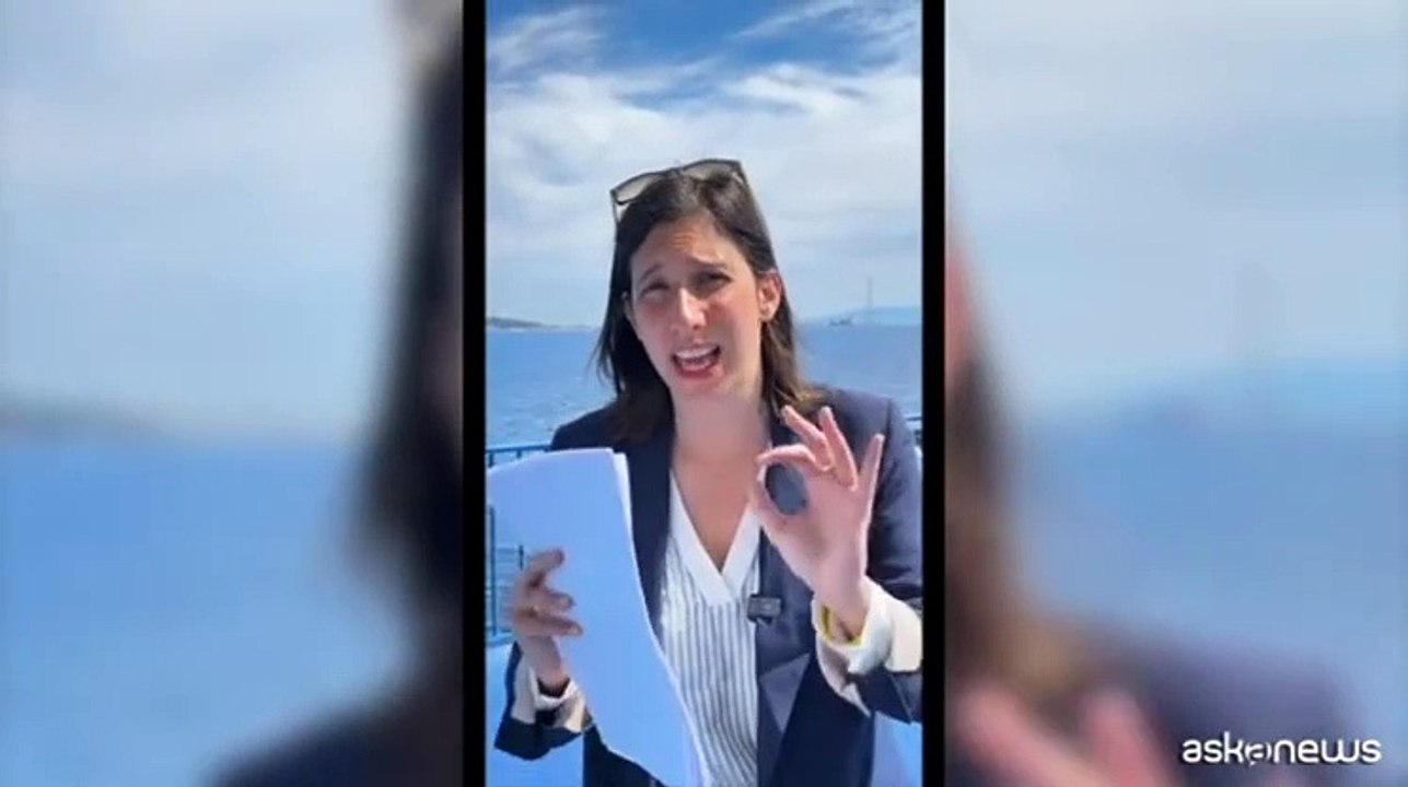 Ponte sullo Stretto, Schlein lo attraversa: "Solo spot elettorale"