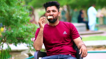 Blind Man Eating Ice Cream